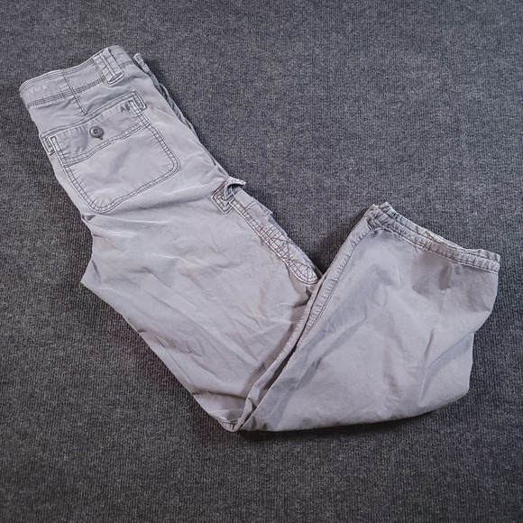 American Eagle Outfitters Pants - American Eagle Womens Pants‎ 6 Grey Cargo Baggy Jogger Y2K Skater Stretch